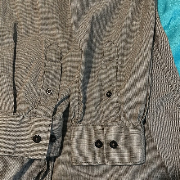 Men's Black Button-Up Shirt - Picture 8 of 8